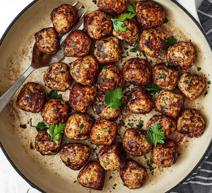 Les boulettes printanières porc, ricotta et épinard