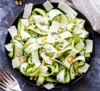 La salade de courgettes crues