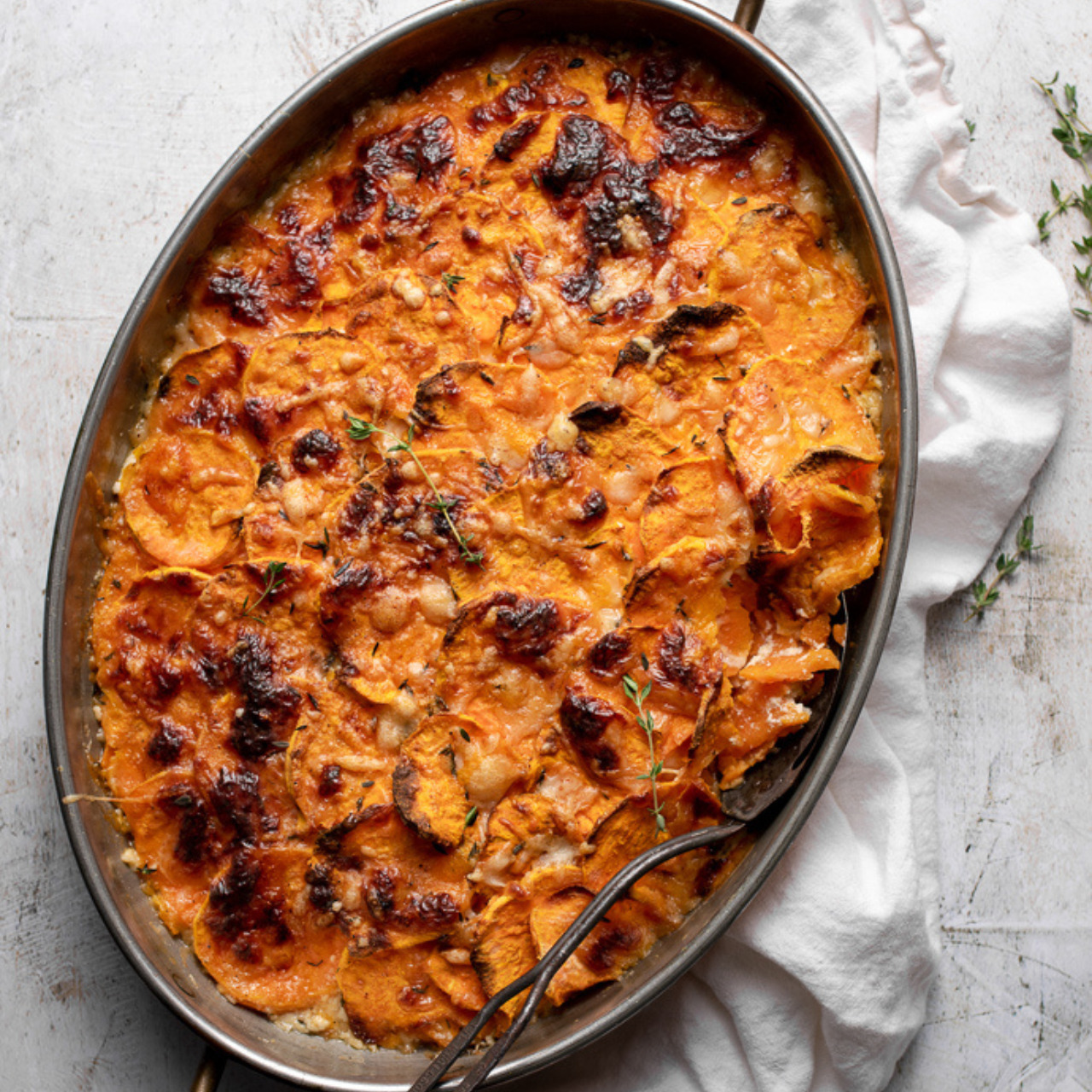 Gratin de patates douces