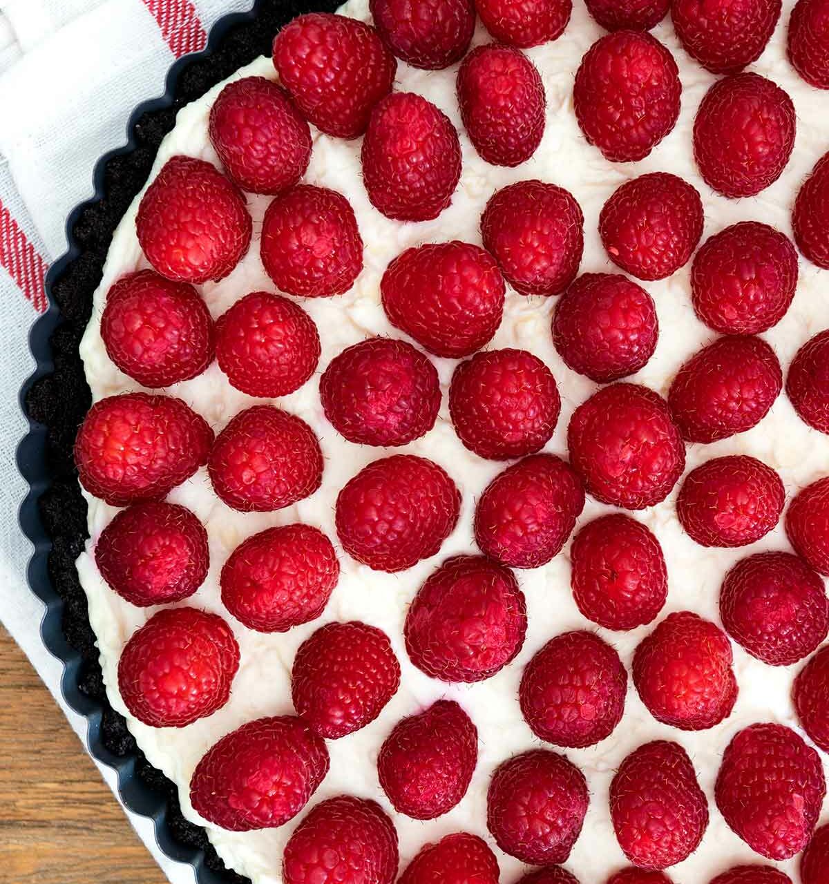 Tarte framboises