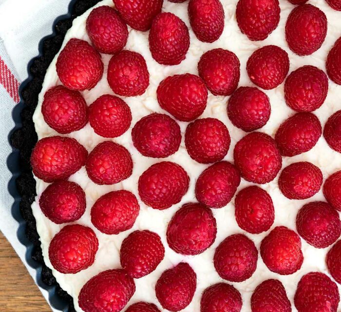 Tarte framboises