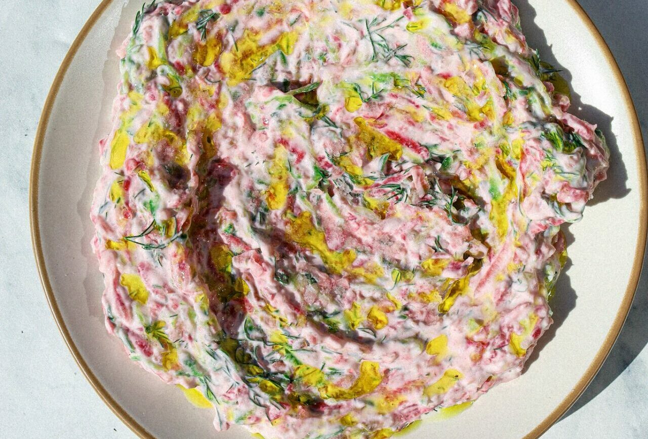 Tzatziki radis rose