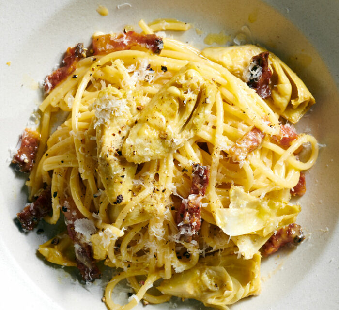 Carbonara artichauts