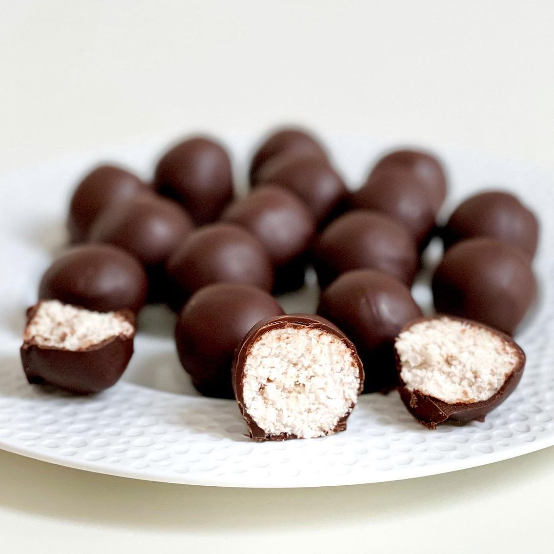 Boules chocolat noix de coco