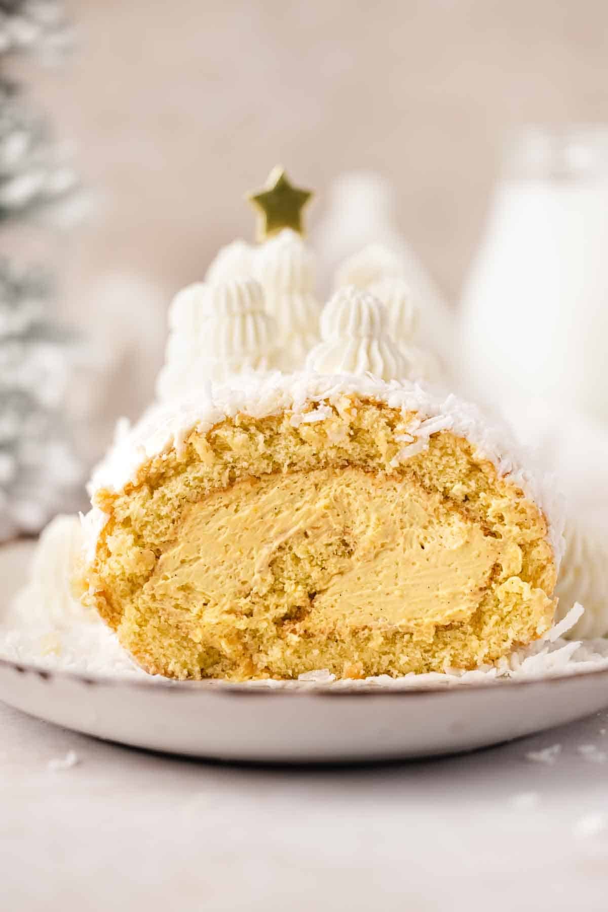 Bûche Coco-Mangue express