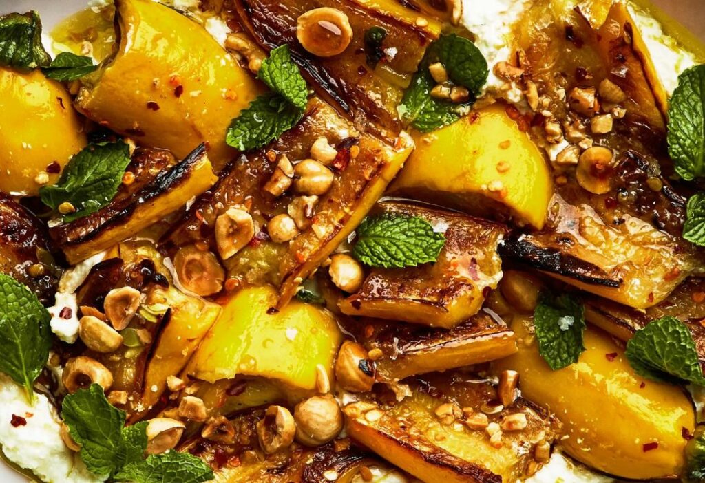 Courgette laquée