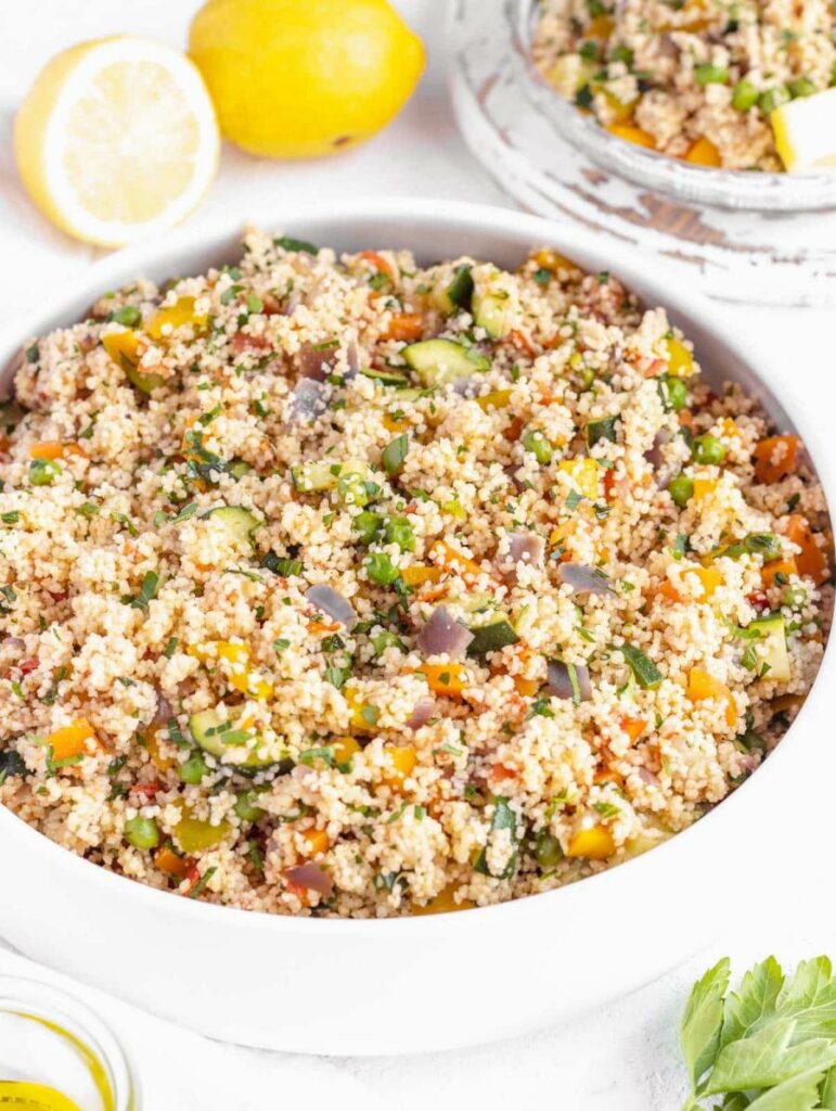 Couscous végétarien aux herbes fraîches