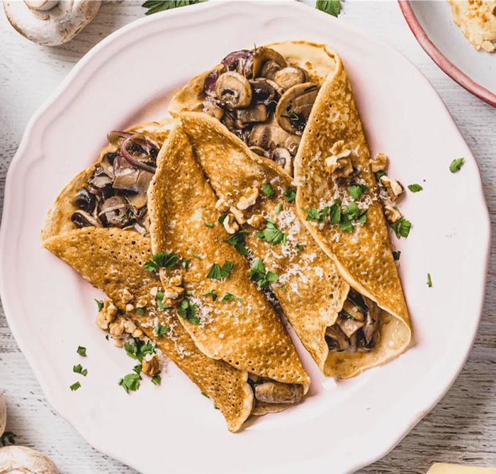 Crêpes champignons