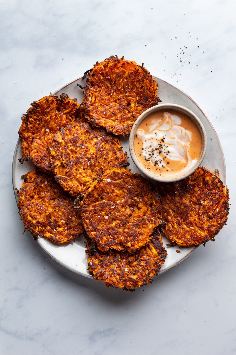 Galettes de patate douce d’Ottolenghi