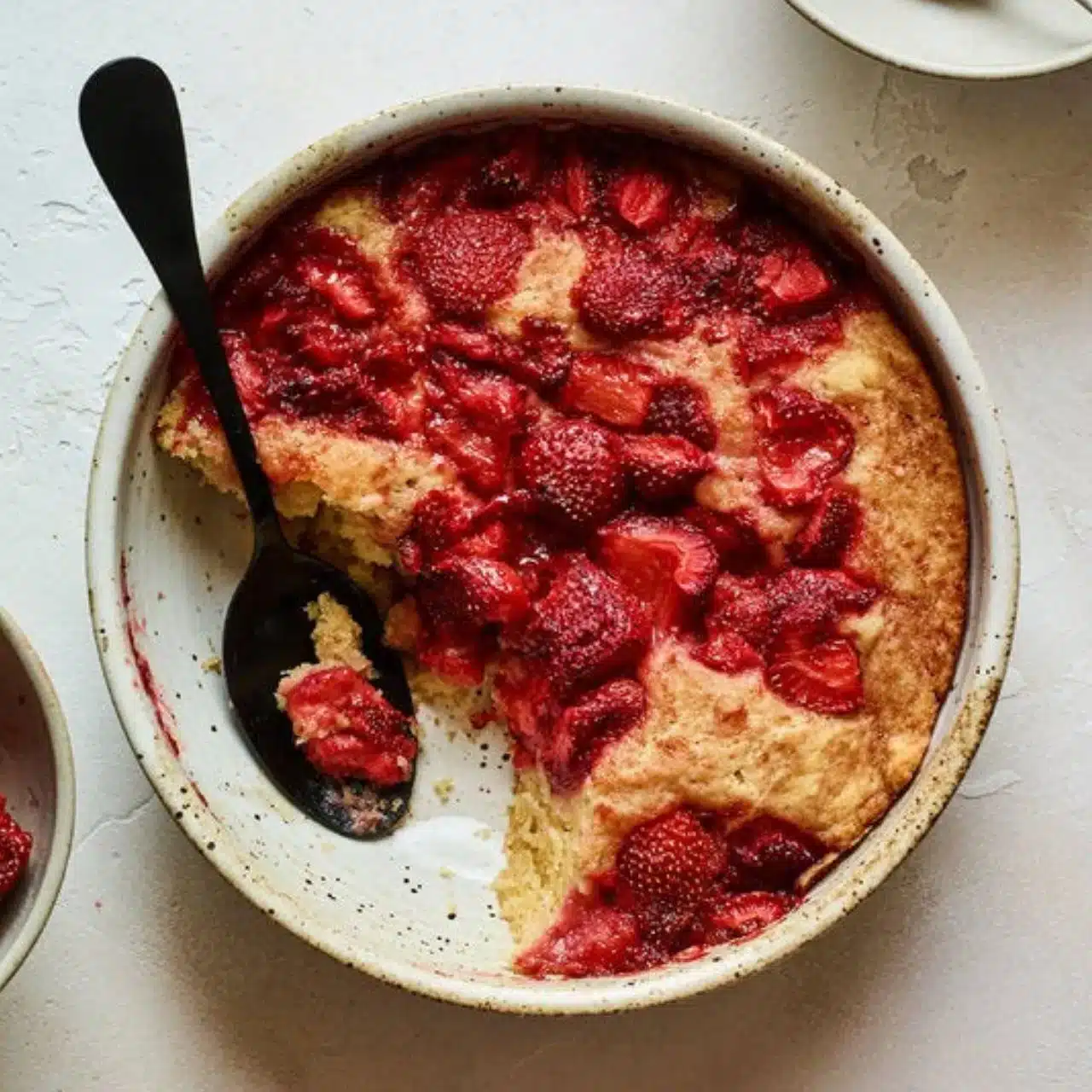 Gâteau fraises à la cuillère