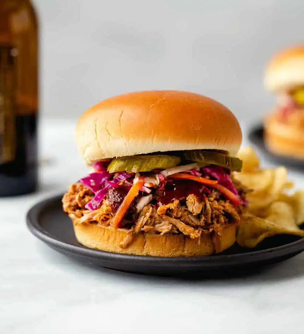 Pulled pork sandwich