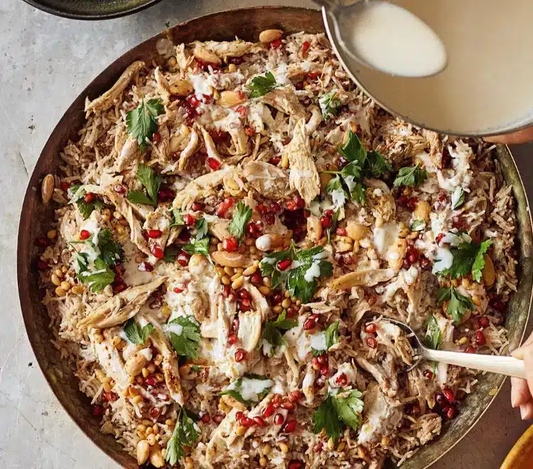 Riz à l'agneau et poulet d'Ottolenghi