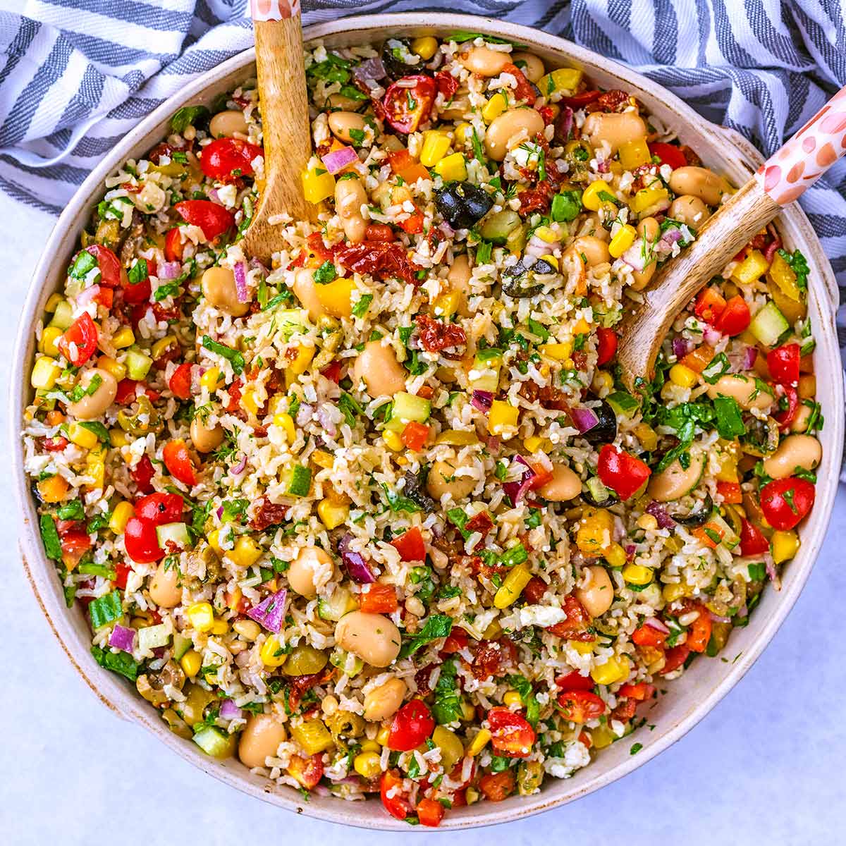 Salade de riz au miel