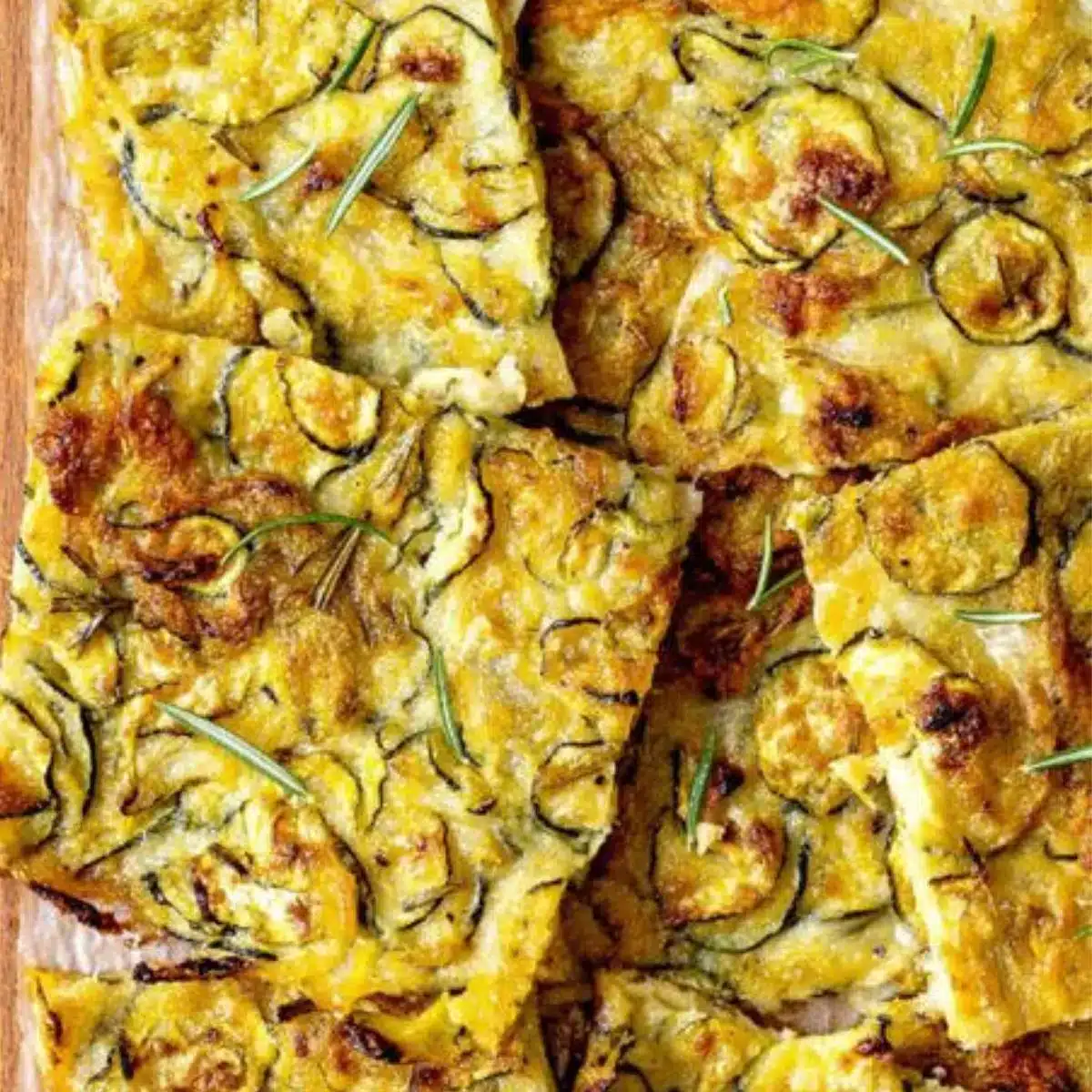 Scarpaccia courgettes