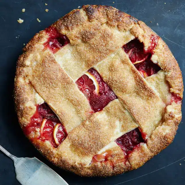 Tarte treillis fraise et citron
