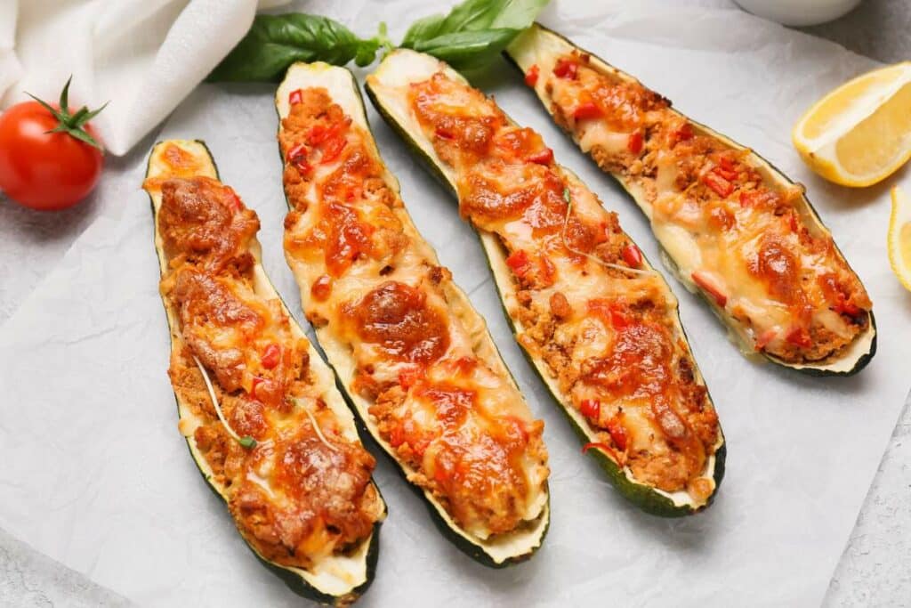 Courgettes farcies