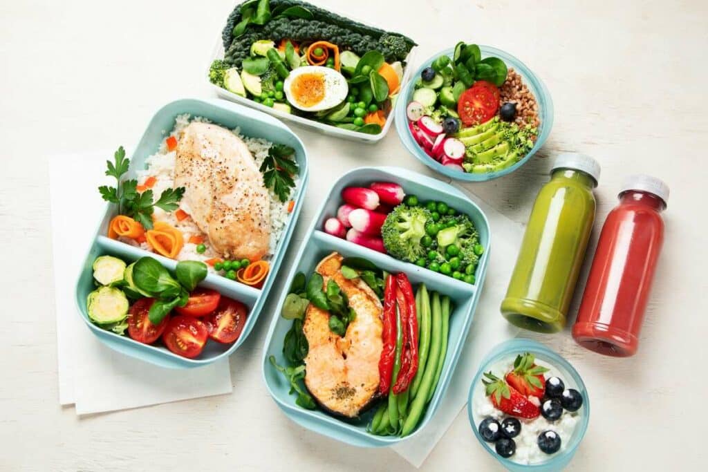 Différentes lunch box