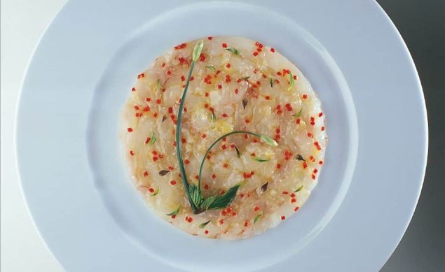 Carpaccio crevettes
