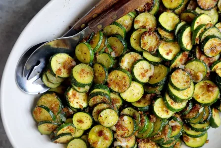 Courgettes aux échalotes