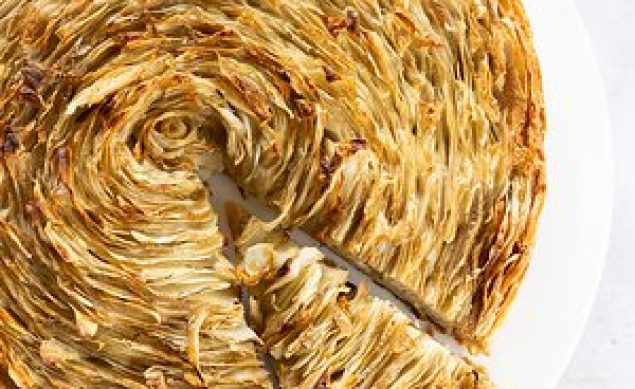 Tarte artichaut Mauro Colagreco