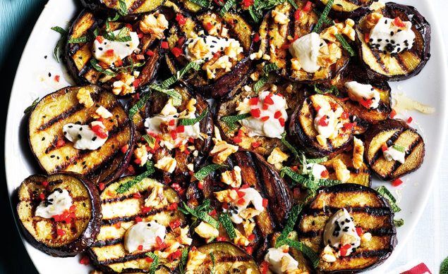 Aubergines rôties au yaourt au curry d’Ottolenghi