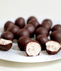 Boules chocolat noix de coco
