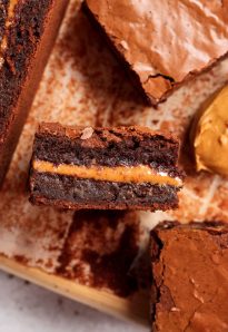 Brownie chocolat et beurre de cacahuète