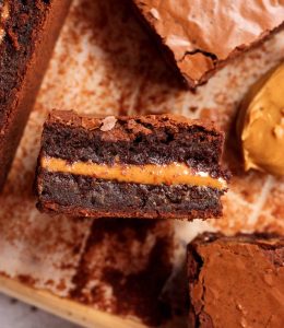 Brownie chocolat et beurre de cacahuète