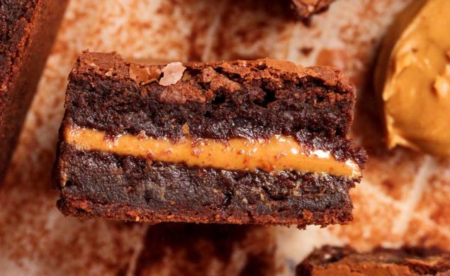 Brownie chocolat et beurre de cacahuète