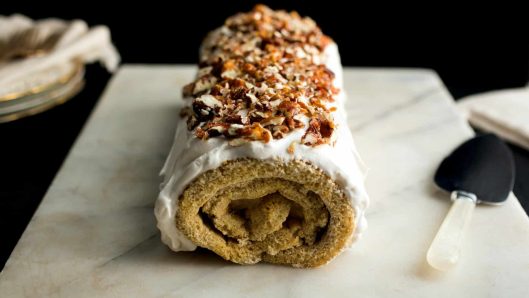 Bûche de Noël au pain d’épice