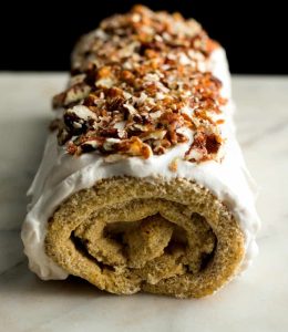 Bûche de Noël au pain d’épice