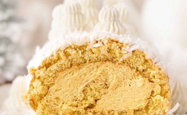 Bûche Coco-Mangue express