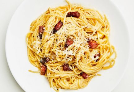 Pâtes carbonara de Rome