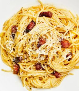 Pâtes carbonara de Rome