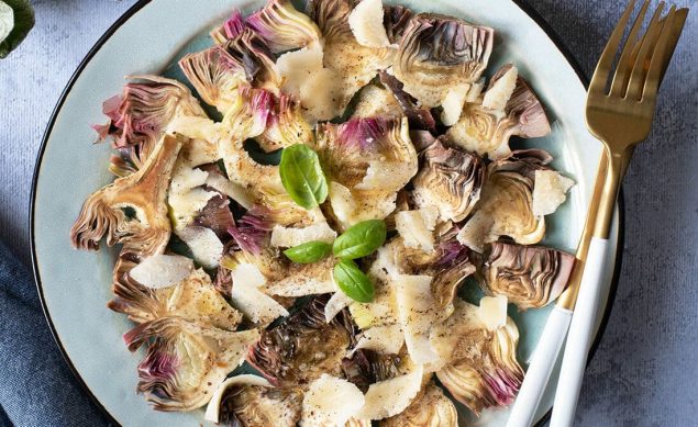 Salade d’artichauts et parmesan