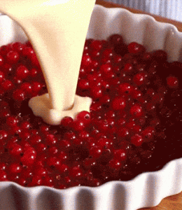 Clafoutis groseilles