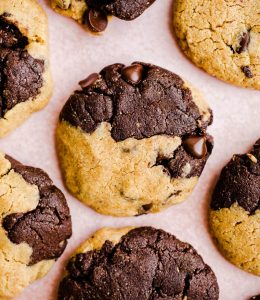 Cookies au chocolat et beurre de cacahuète