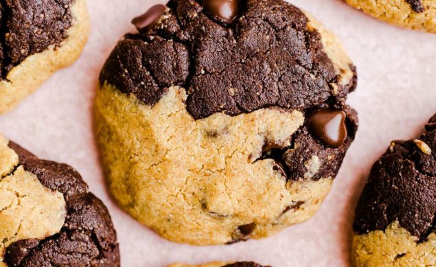 Cookies au chocolat et beurre de cacahuète