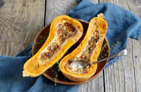 Courge farcie à la fourme d’ambert