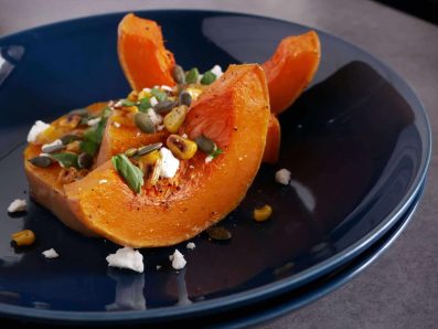 Courge maïs et feta