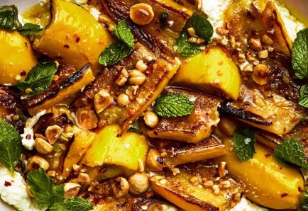 Courgette laquée