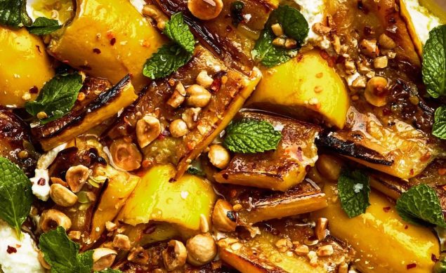 Courgette laquée