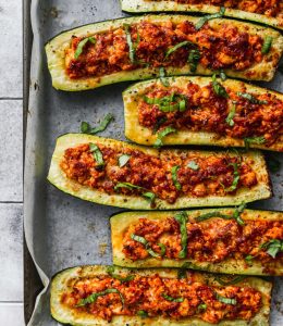 Courgettes farcies