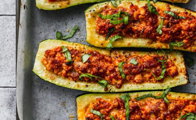 Courgettes farcies