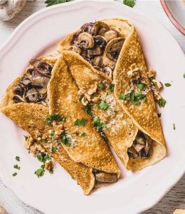 Crêpes champignons