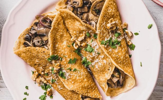 Crêpes champignons