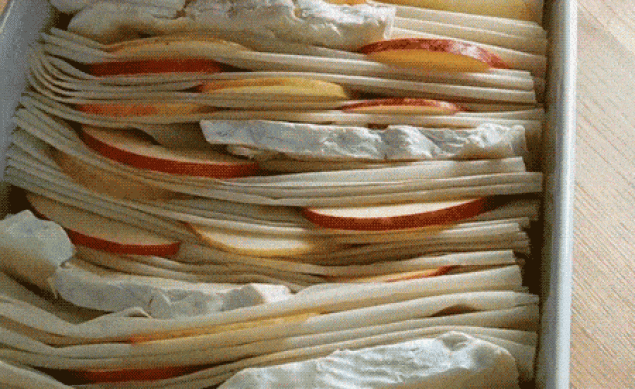 filo pommes camembert