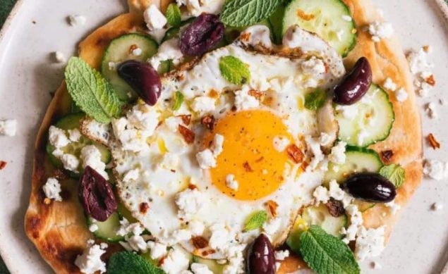 Le Flatbread à la grecque