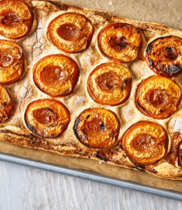 Galette aux abricots et aux amandes