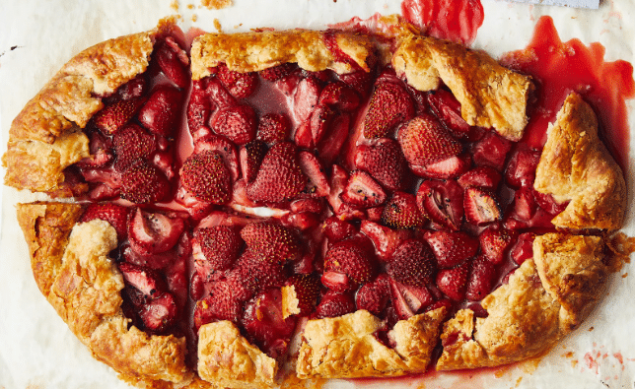 Galette aux fruits rouges